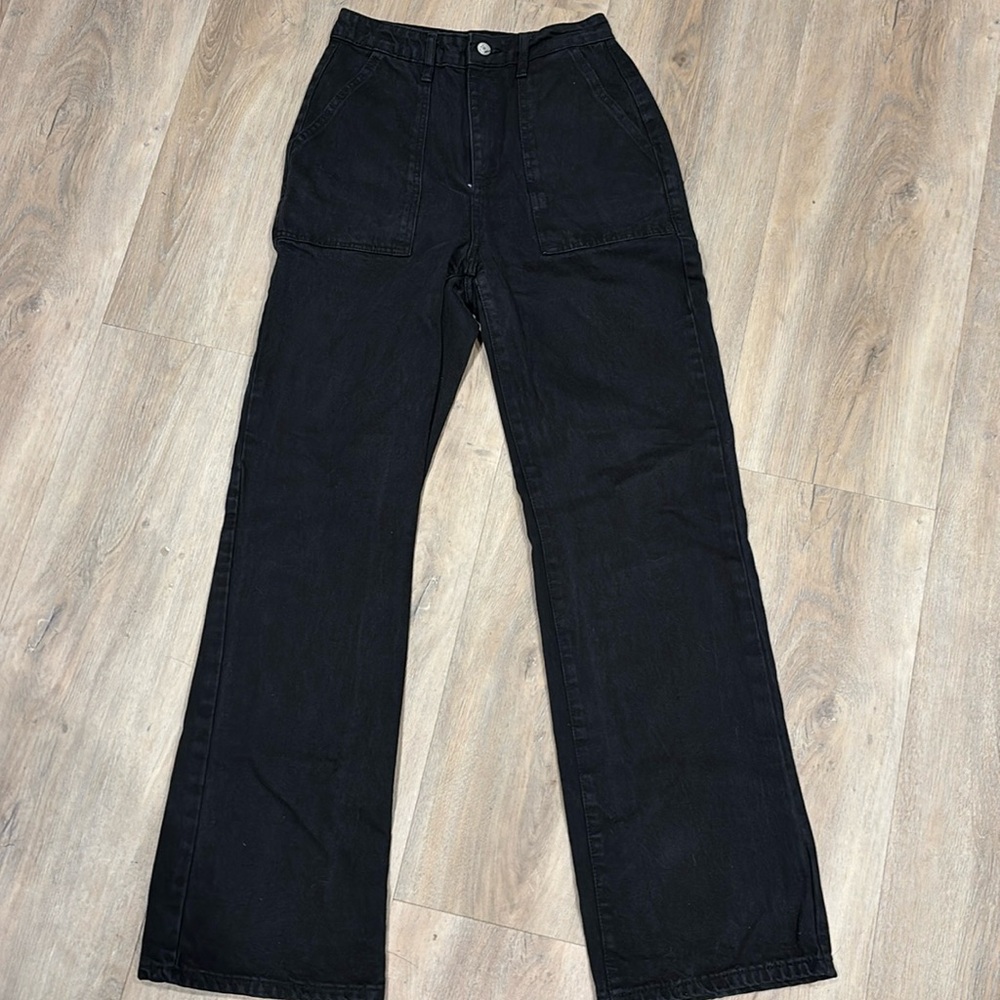 TRENDYOL BLACK CARGO STYLE JEANS